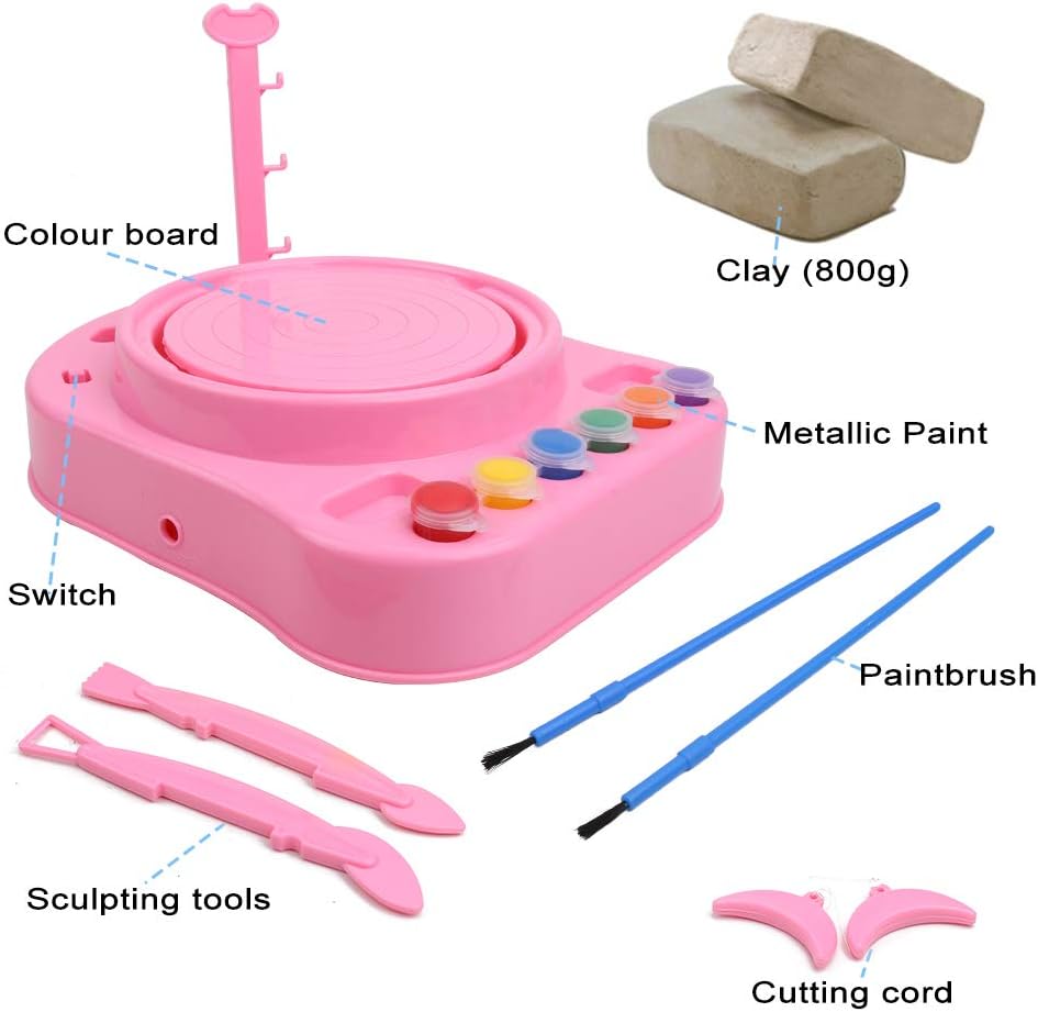 Pink Kids Pottery Studio