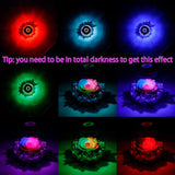 Preserved Real Roses with Colorful Mood Light Wishing Bottle,Eternal Rose，Never Withered Flowers,for Bedroom Party Table Decor, Christmas Anniversary,Valentine's,Mother's Day, (Multi)