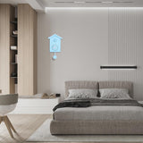 Nordic Birdhouse Wall Clock