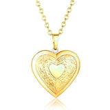 Heart Photo Locket Necklace