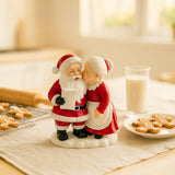 Santa Couple Resin Figurines