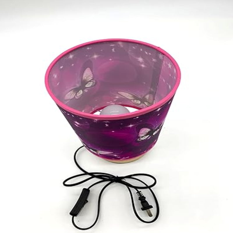 Purple Butterfly Table Lamp