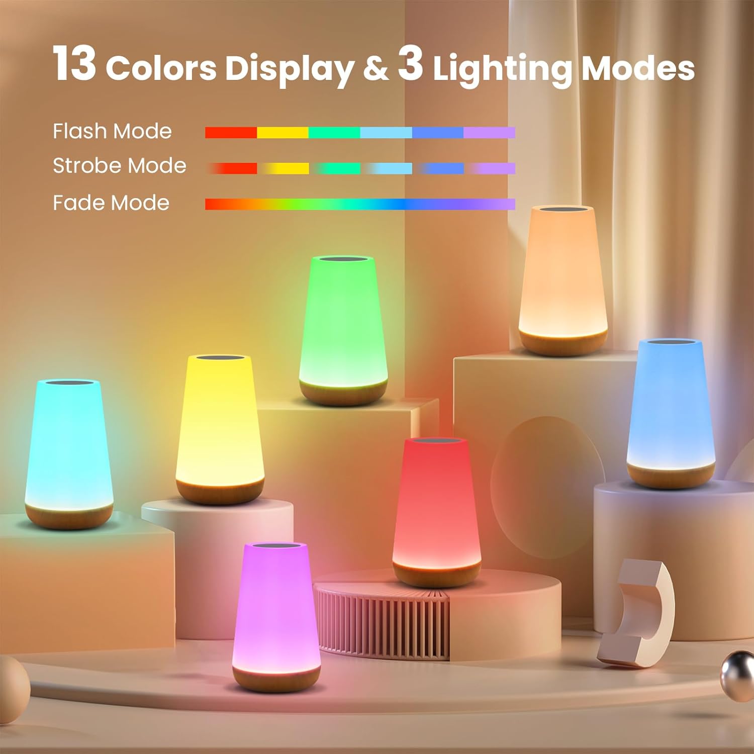 Rechargeable LED Night Lamp