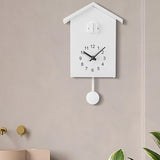 Nordic Birdhouse Wall Clock