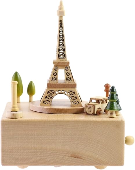 Wooden Carousel Music Box