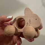 Wooden Animal Rattle Set