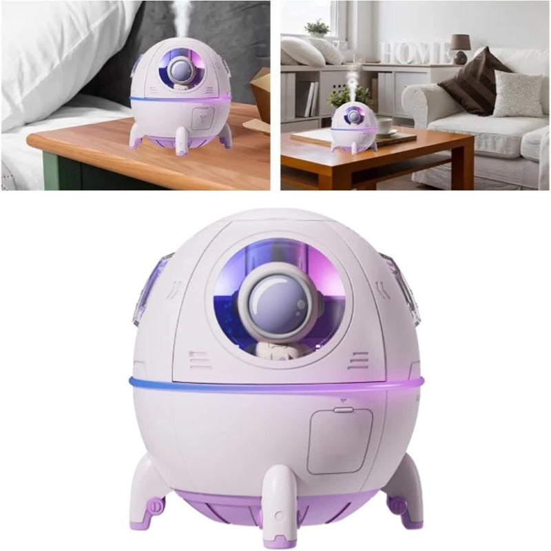 Mini Spaceship Humidifier Light