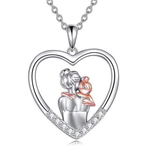 Sterling Silver Mother Necklace