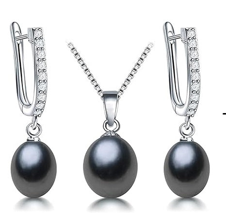 Elegant Pearl Jewelry Set