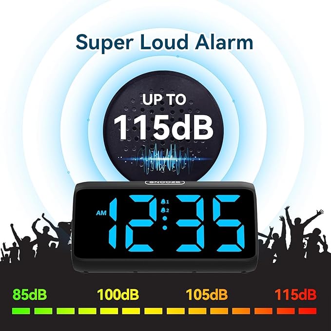 Netzu RGB Digital Alarm Clock