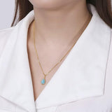 Metiseko™ Aquamarine Necklace