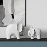 Minimalist Ceramic Elephant Decor