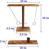 Wooden Ring Toss Game