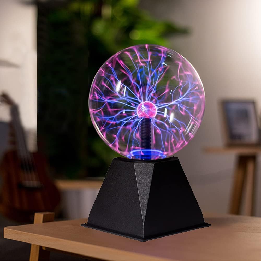 Interactive Plasma Ball Lamp