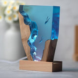 Ocean Resin Diver Lamp