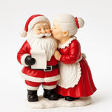 Santa Couple Resin Figurines