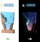 Ocean Resin Diver Lamp