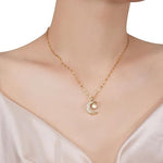 Moon Evil Eye Necklace