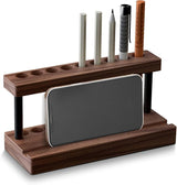Wooden Desk Pen Stand