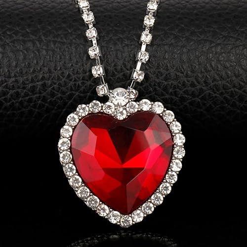 Ocean Heart Crystal Necklace