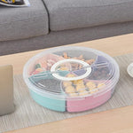 Circle Fruit & Snack Tray with Lid