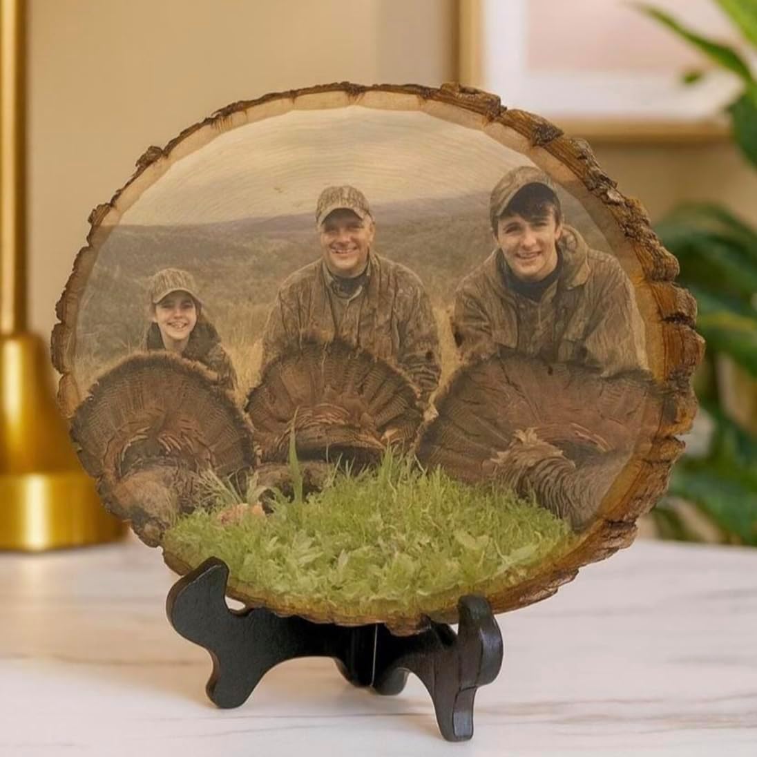 Custom Photo Frame Rustic Reclaimed Wood Gift, Graduation Keepsake, Personalized Valentines Gift for Dad, Memory Picture on Wood Memorial Picture Frame