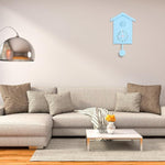 Nordic Birdhouse Wall Clock