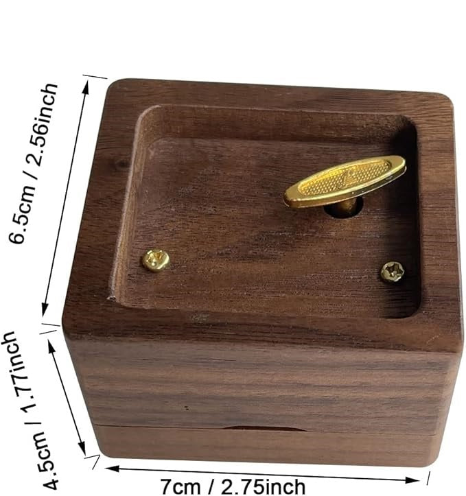Walnut Wood Music Box