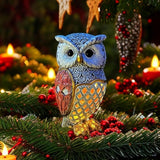 Solar Owl Garden Statue