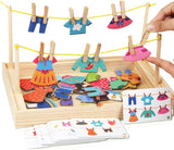 Montessori Clothes Hanging Set