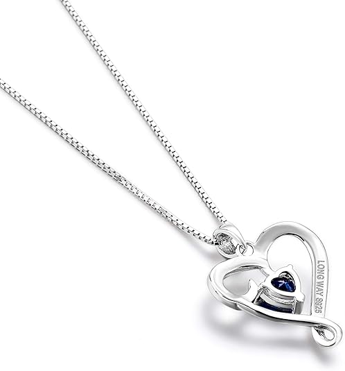 Mom Heart Sterling Necklace