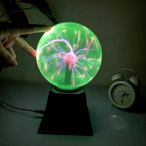 Interactive Plasma Ball Lamp