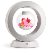 LoveLin Heart Preserved Rose Flowers with Bluetooth Speakers, 5W Pink Magnetic Levitation Table Lamp with Variable Color LED Light, Unique Forever Flower Gift for Women, Girls, Mother and Grandma