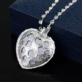 Ocean Heart Crystal Necklace