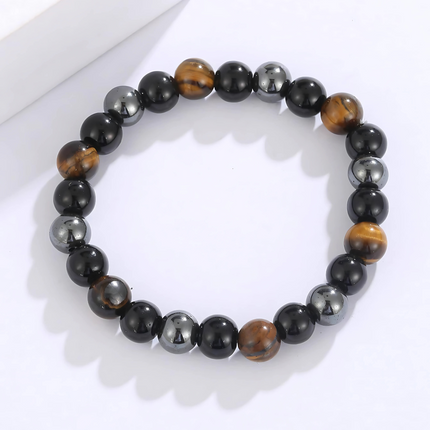 SoulGuard™ Obsidian & Tiger Eye Bracelet