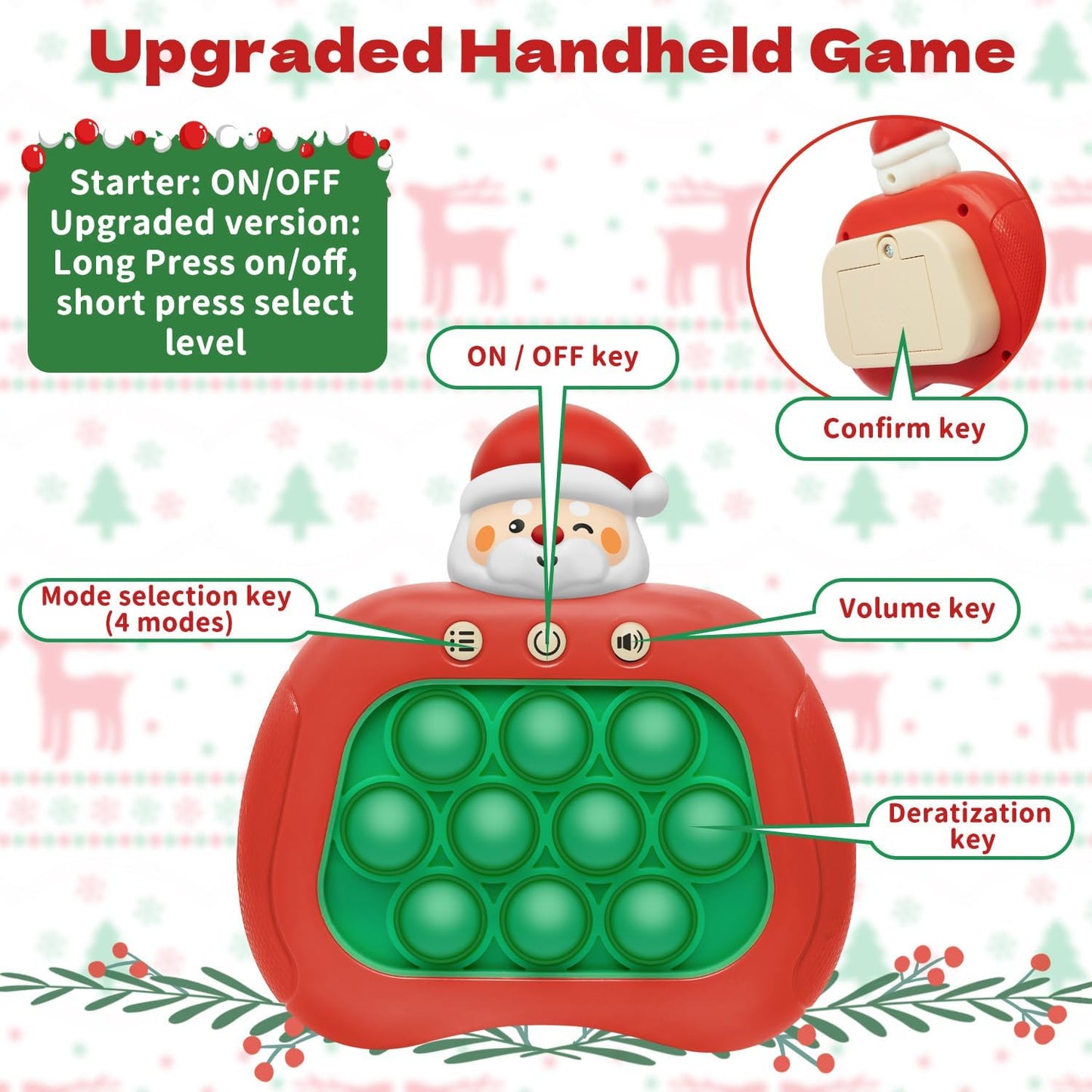 Santa Pop Fidget Game