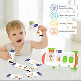 Spelling&Talking Flash Cards for Toddlers 3-8 Years Old - Speech Therapy with 107 Sight Words - Sensory Toys for Kids with Autism, Montessori Learning Toys, Ideal Gifts for Boys&Girls