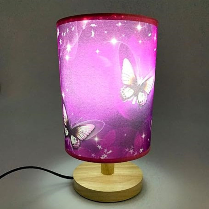 Purple Butterfly Table Lamp