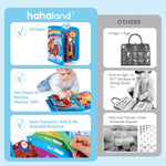 hahaland Noah's Ark Toy Busy Book for Toddlers 1-3 - Baptism Gifts for Boys Girls - Montessori Toys for 1 Year Old, Sensory Early Learning Educational One Year Old Boy Birthday Christian Church Toys