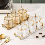 Acrylic Condiment Spice Jar Set