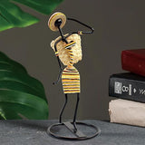 African Art Candle Holder