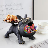 French Bulldog Tray Statue