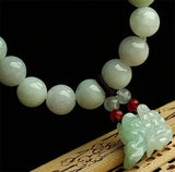 Natural Jade Bead Bracelet