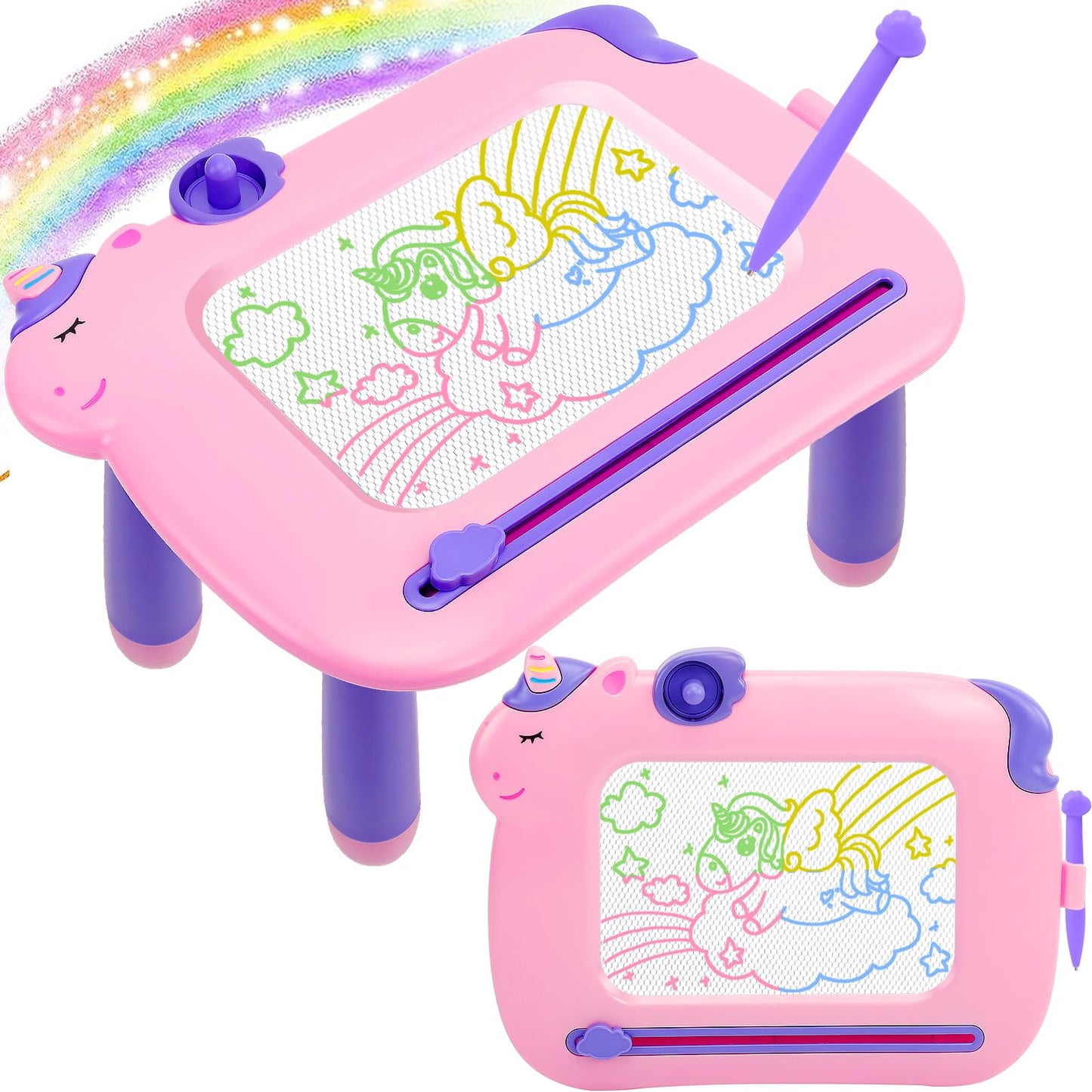 Toddler Toys 3,Magnetic Drawing Board Baby Toys,Toddler Girl Boy Toy Writing Doodle Board,Learning Educational Kids Toy 3 Year Old Girls Boys Christmas Birthday Gifts