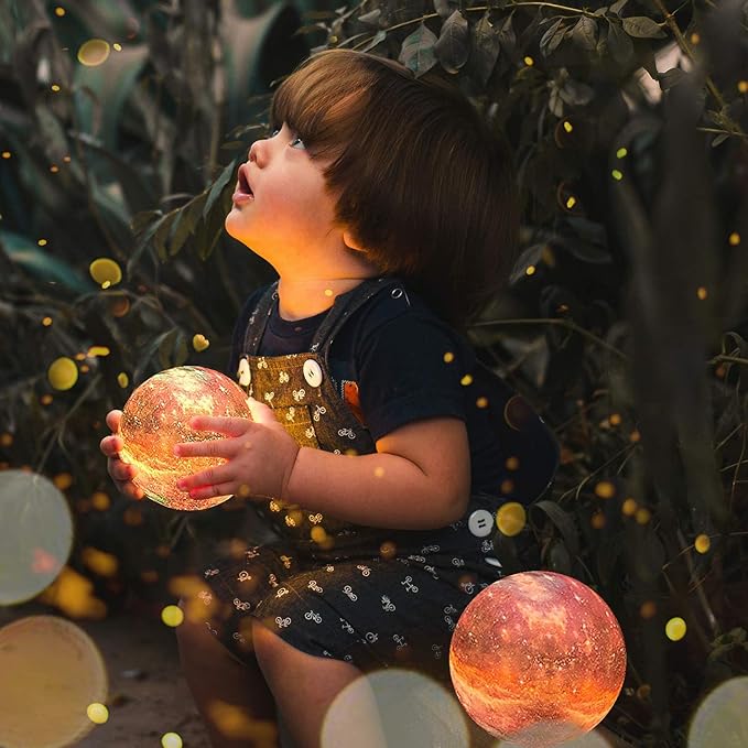 Mind-Glowing Galaxy Moon Lamp