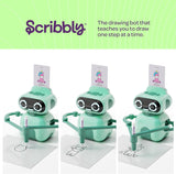 Dan&Darci Scribbly The Drawing Robot for Kids - 3 4 5 6 7 8 Year Old Girl 5 Year Old Boy Birthday Gift - Kids Toys for Ages 5-7 - Learning Toys for Boys - Girls Educational Cool Toy