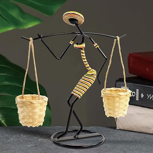 African Art Candle Holder