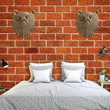 Gold Animal Wall Sculpture Set