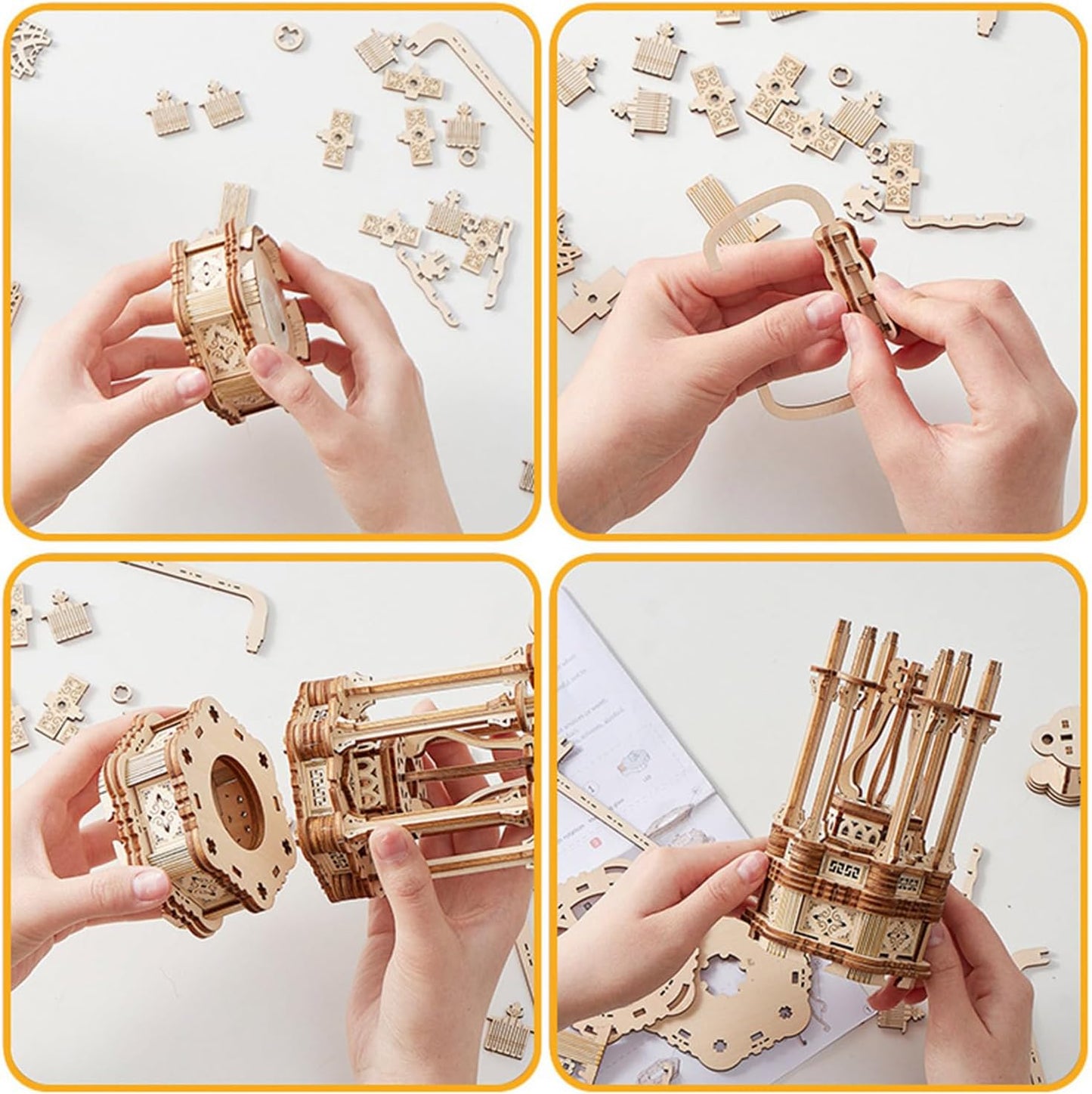 Wooden Ferris Wheel Puzzle