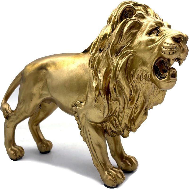 Majestic Lion Resin Sculpture